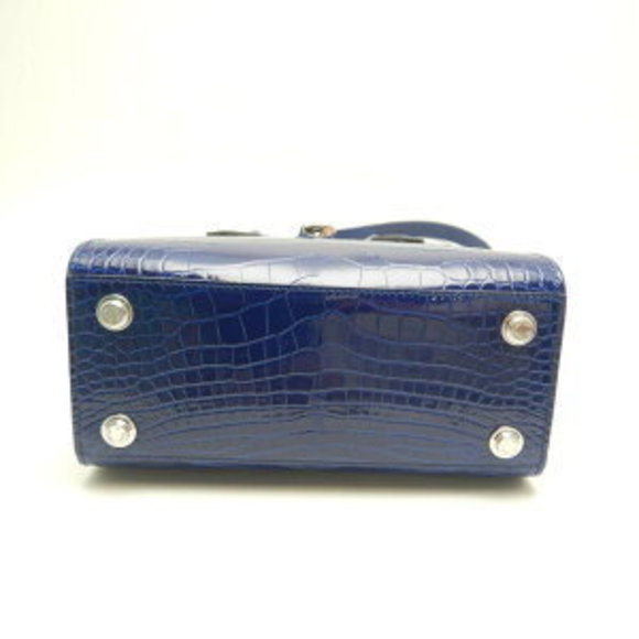 LOUIS VUITTON City Steamer MINI Crocodile Sapphire Handbag - Picture 3 of 8